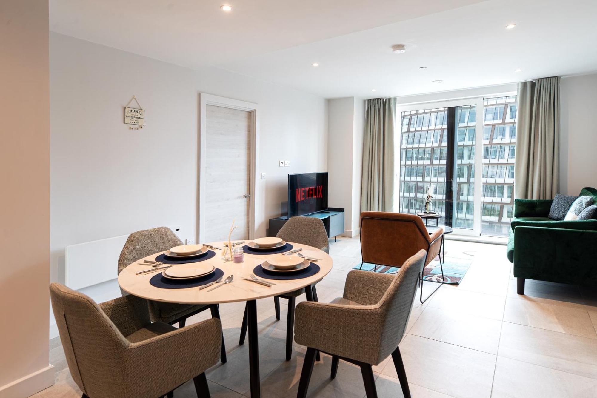 Modern 2 Bedroom City Centre Apartment W Balcony Manchester Exteriér fotografie